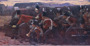 Az elhagyott remény Badajosnál, illusztráció Cassells Anglia története, 1900-as évek