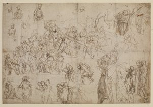 Tanulmányok a keresztet hordozó Krisztusról, 1571 körül alkotó: Veronese