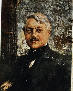 Salvatore Di Giacomo (1860-1934) portréja (festmény)