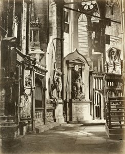 Westminster Abbey északi folyosója, London, 1860 alkotó: Victor A Prout