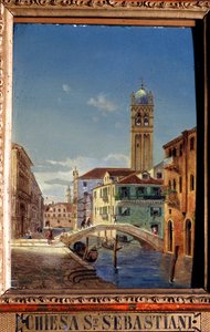 San Sebastiano temploma, 19. század. alkotó: Victor Adam