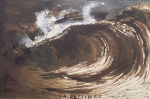 My Destiny, 1857 (toll és tinta, mosó és gouache) alkotó: Victor Hugo