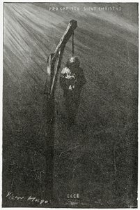 John Brown akasztása, 19. század (bw-metszet)