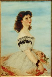V. Müller, Berta von Radowitz fiatal lány portréja