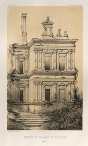 ...pl. 19, Chateau De Chaumot Yonne maradványai, 1860.