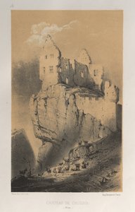 ...pl. 30, Chateau De Crussol Drome, 1860. alkotó: Victor Petit