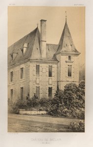 ...pl. 59, Chateau De Bacclair Alsó Szajna, 1860. alkotó: Victor Petit