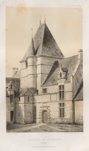 ...pl. 93, Cramesnil Calvados kastélya, 1860. alkotó: Victor Petit