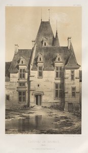 ...pl. 97, Chateau de Baumais Calvados, 1860. alkotó: Victor Petit
