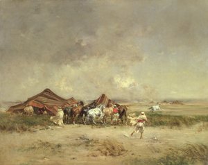 Arab tábor, 1872