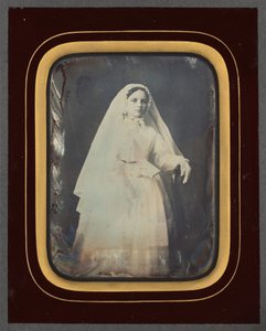 Egy lány portréja,c. 1853 (fotó) alkotó: Victor Plumier