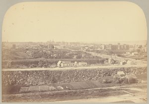 Pl. XVII. Panorámás kilátás a Múzeumtól nyugatra