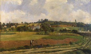 Tájkép Pontoise mellett, 1877-85 körül (olaj, vászon)