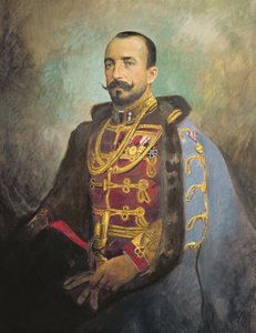 József August osztrák főherceg, 1916 körül (olaj, vászon)