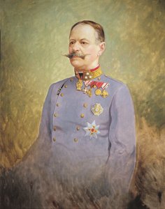 Alexander Freiherr von Krobatin tábornok, 1916 körül (olaj, vászon)