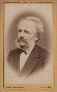 August Wilhelm Ambros zeneszerző portréja 1816-1876, 1773. alkotó: Vienna . Photo studio Georg Friedrich