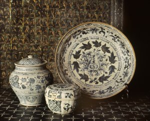 Kék-fehér porcelán Annamból, 15-16. század (kerámia)