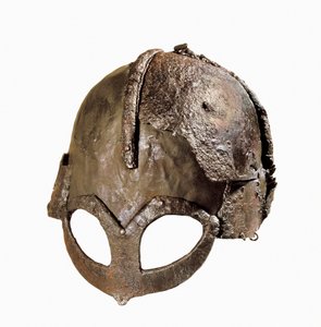 Gjermundbu viking sisak, amelyet a norvégiai Ringerike-ben találtak