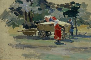 Doukhoborok Borjomiban, 1895 alkotó: Viktor Elpidiforovich Borisov Musatov