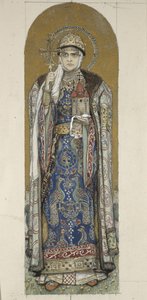 Szent Olga, Kijev hercegnője Freskótanulmány a kijevi Szent Vlagyimir-székesegyházban, 1884-1889 alkotó: Viktor Mikhaylovich Vasnetsov