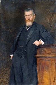 Az oktatási miniszter dr. Gustavus Marchet alkotó: Viktor Stauffer