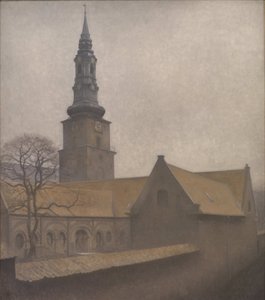 Szent Petri-templom, Koppenhága, 1906. alkotó: Vilhelm Hammershøi
