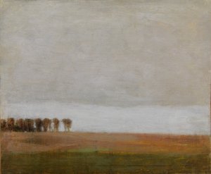 Kilátás a Jægersborg Allére. Gentofte, Koppenhágától északra alkotó: Vilhelm Hammershøi