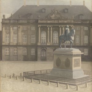 Amalienborg tér, Koppenhága alkotó: Vilhelm Hammershøi