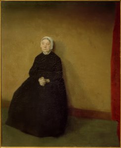 Egy idős nő alkotó: Vilhelm Hammershoi