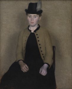 Ida Ilsted, később a művész felesége alkotó: Vilhelm Hammershøi
