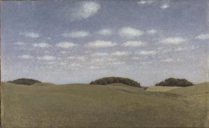 Tájkép Lejréből alkotó: Vilhelm Hammershøi