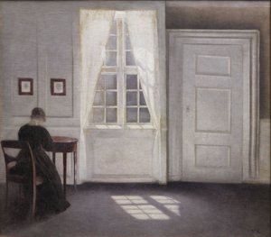 A Strand utcában lakom, napsütéssel a padlón, 1901-ben