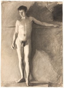 Álló férfi modell alkotó: Vilhelm Hammershøi