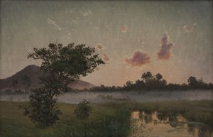 Nyári este Ry közelében alkotó: Vilhelm Kyhn