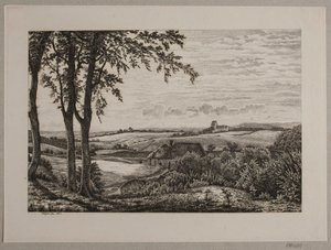 Délutáni táj, Zéland alkotó: Vilhelm Kyhn