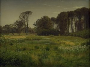 Nyári táj. Horneland Fåborg közelében alkotó: Vilhelm Kyhn