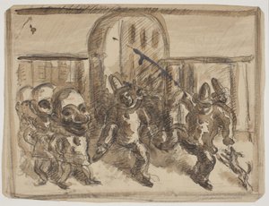 Karneval és Nizza alkotó: Vilhelm Lundstrøm