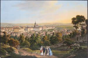 Prágai Várnegyed Hradcany, c. 1830.