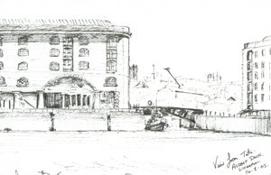 Albert Dock Liverpool, 2003, (Tinta papíron) alkotó: Vincent Alexander Booth