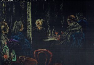 Közönség a londoni klubban, 2009 alkotó: Vincent Alexander Booth