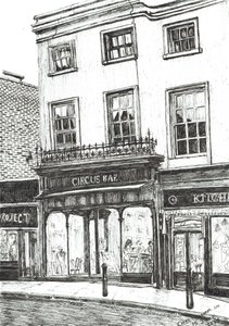 Cheltenham Spa, 2017, (tinta papíron) alkotó: Vincent Alexander Booth