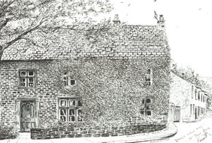 House at Ribchester, 2012 (Tinta papíron) alkotó: Vincent Alexander Booth