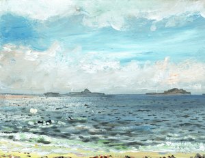 Iona beach, 2007, (akril, vászon táblán) alkotó: Vincent Alexander Booth