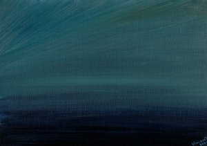 Ocean Twilight, 2017, (olaj, vászon tábla)