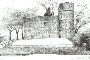 Romok Strathavenben, 2012 (Tinta papíron) alkotó: Vincent Alexander Booth