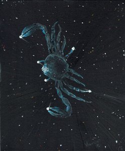 Rák csillagjegy, 2016 (olaj, vászon tábla) alkotó: Vincent Alexander Booth