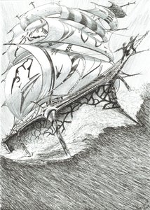 Storm Creators Arafura Sea, 2017, (Tinta papíron) alkotó: Vincent Alexander Booth