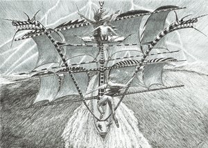 Storm Creators Bellingshausen-tenger, 2017 (Tinta papíron) alkotó: Vincent Alexander Booth