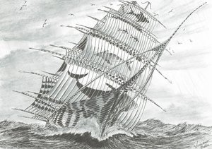 Storm Creators Garabogazkol Lake Sea, 2020 alkotó: Vincent Alexander Booth