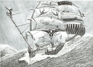 Storm Creators – Ír-tenger, 2017 (Tinta papíron) alkotó: Vincent Alexander Booth